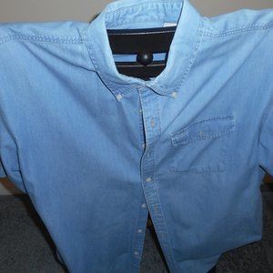 Men's LL Bean Short Sleeve Button-Down Shirt